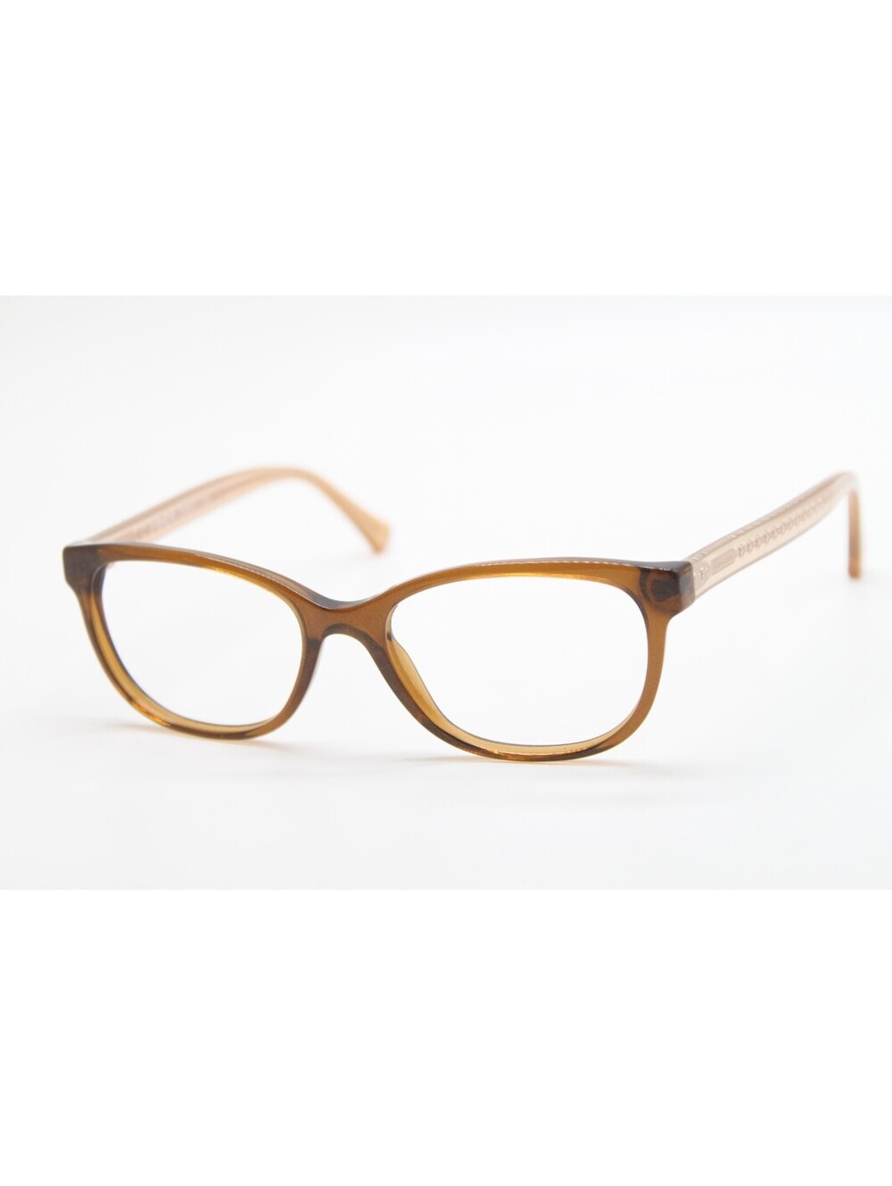 NEW COACH HC 6072 5328 (BROWN GLITTER/CRYST LT BROWN) AUTHENTIC EYEGLASSES 52-17